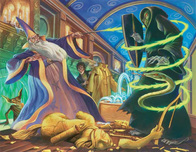 Harry Potter Artwork Harry Potter Artwork Dueling Wizards